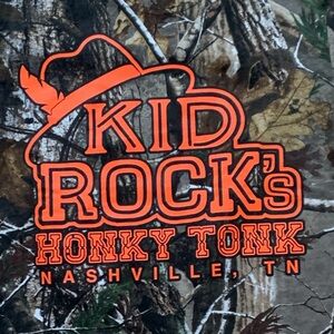 Kid Rock Honkey Tonk Camo Camouflage T-Shirt Men’s Size Medium